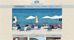 Desktop Screenshot of hotel-goldensand.gr