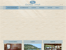 Tablet Screenshot of hotel-goldensand.gr